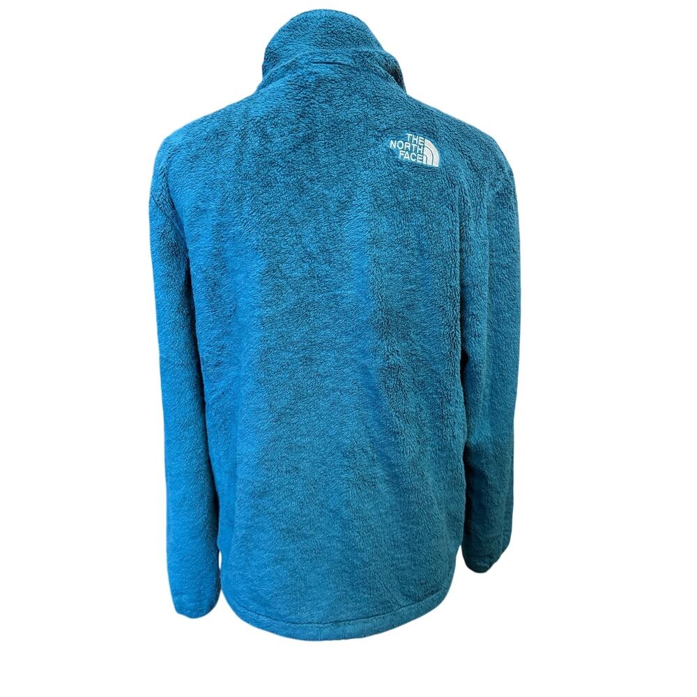 The North Face womens turquoise full zip fleece size M - Picture 5 of 7